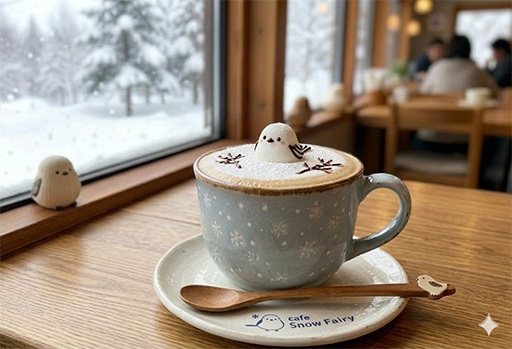 粉雪のロイヤルミルクティー